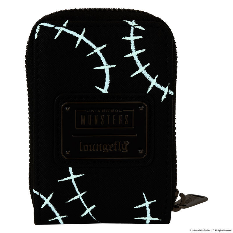 Universal Monsters - Bride of Frankenstein Neon Mask Zip Wallet