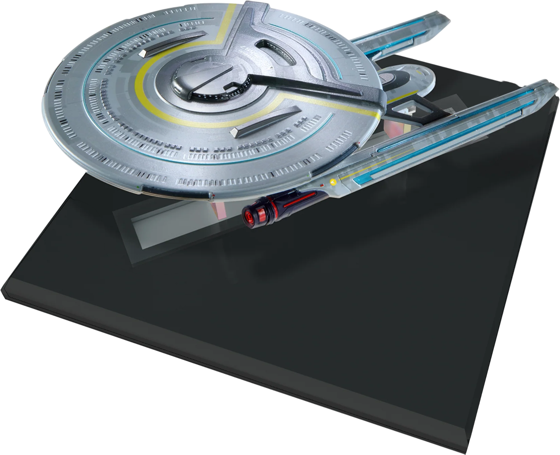 Star Trek: Cubiertas Inferiores - USS Cerritos NCC-75667 Barco de fundición y libro