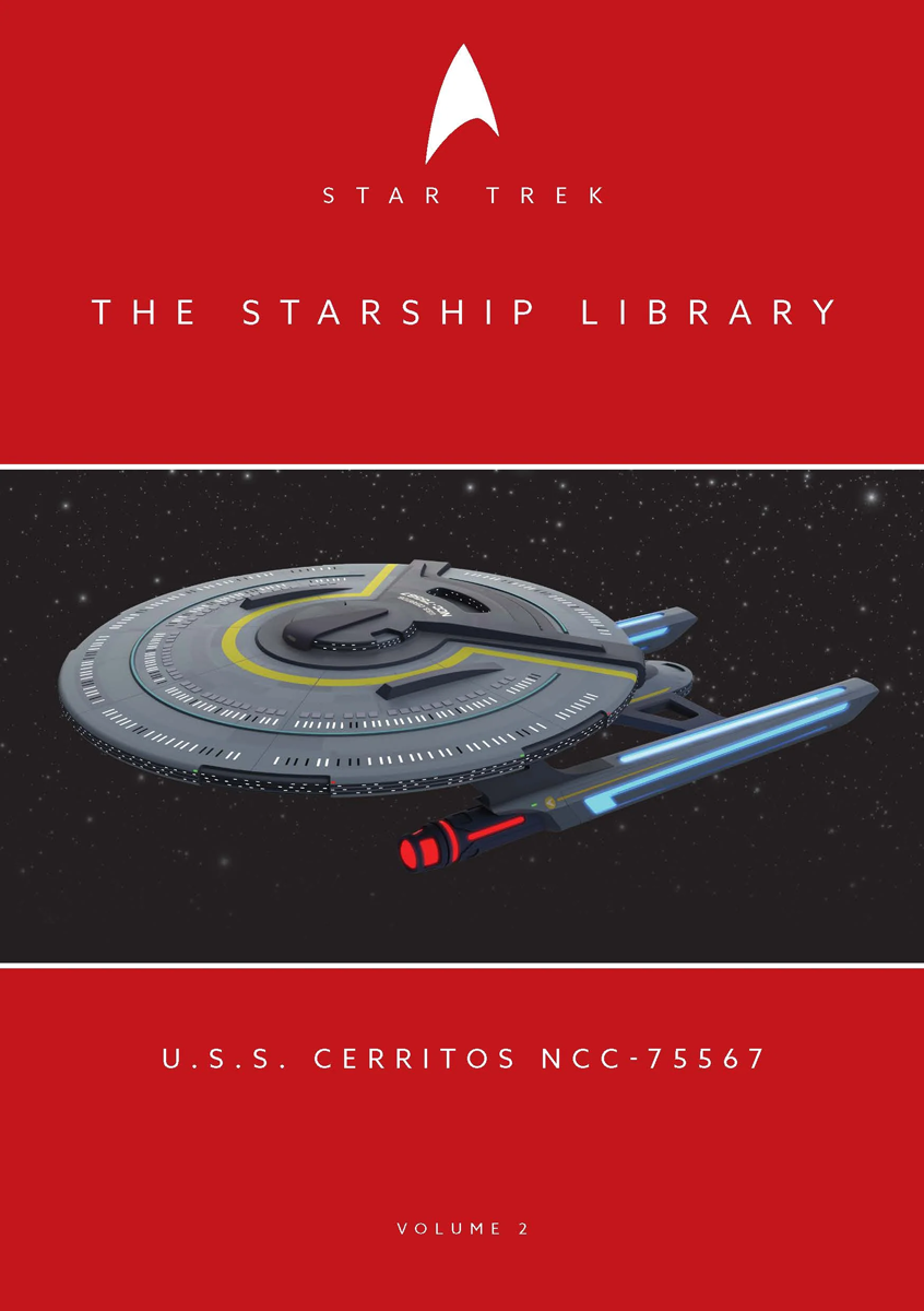 Star Trek: Cubiertas Inferiores - USS Cerritos NCC-75667 Barco de fundición y libro
