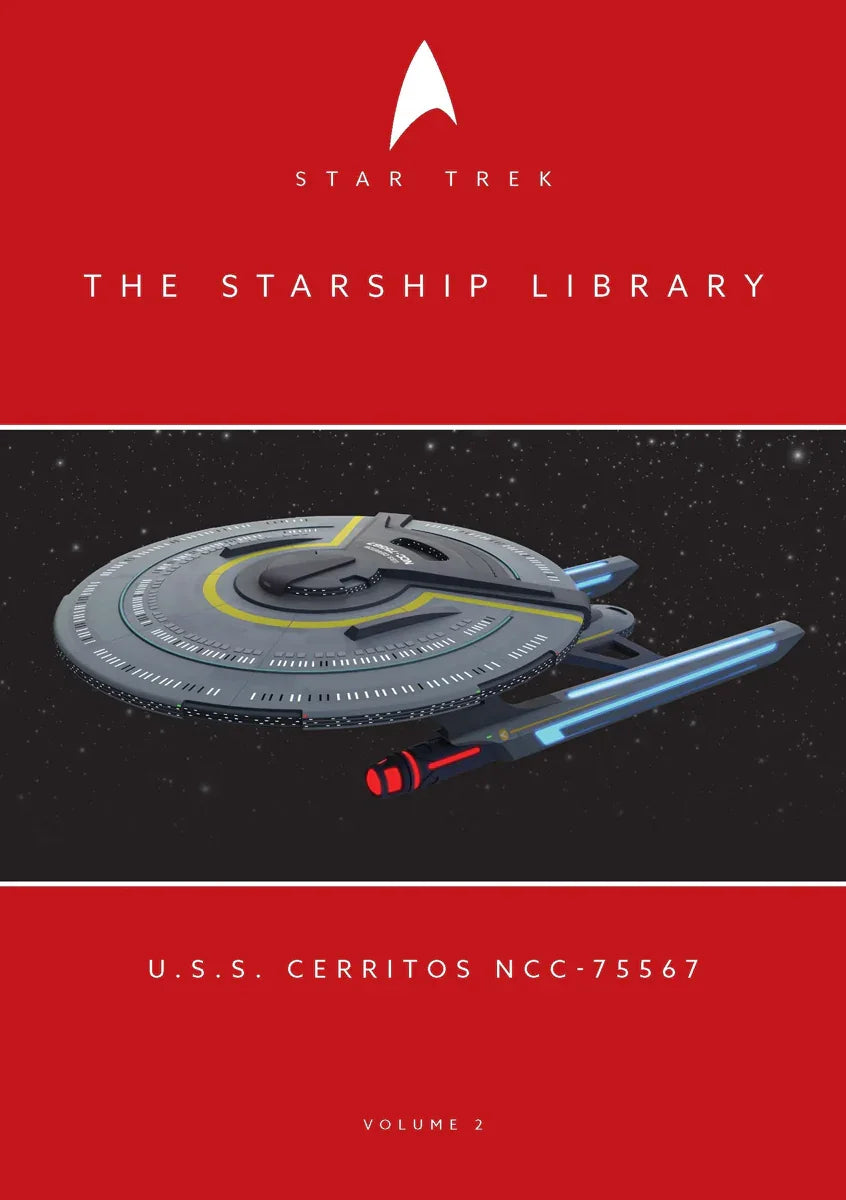 Star Trek: Cubiertas Inferiores - USS Cerritos NCC-75667 Barco de fundición y libro