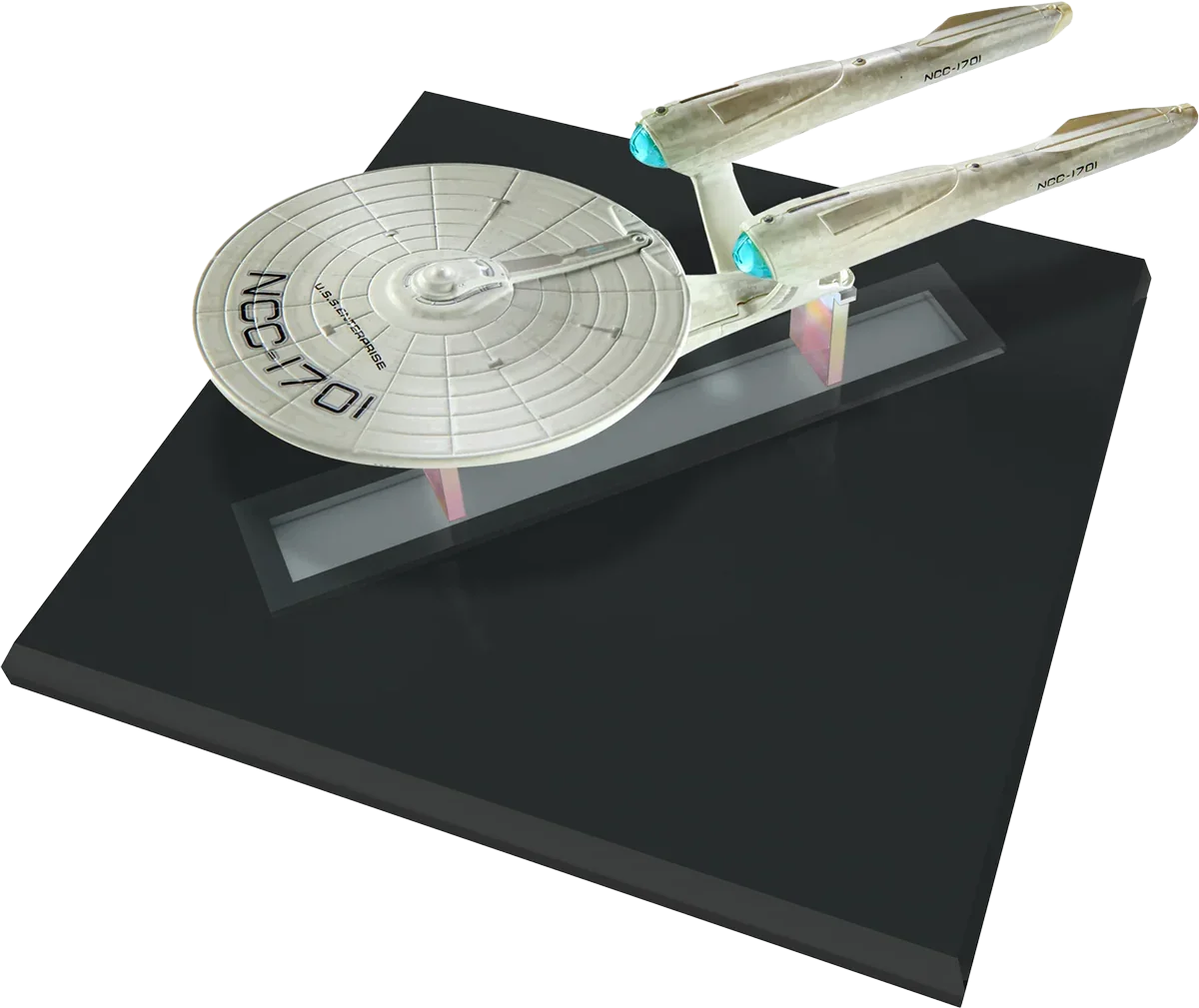 Star Trek (2009) - USS Enterprise NCC-1701 (Cronología Kelvin) Barco de fundición a presión y libro