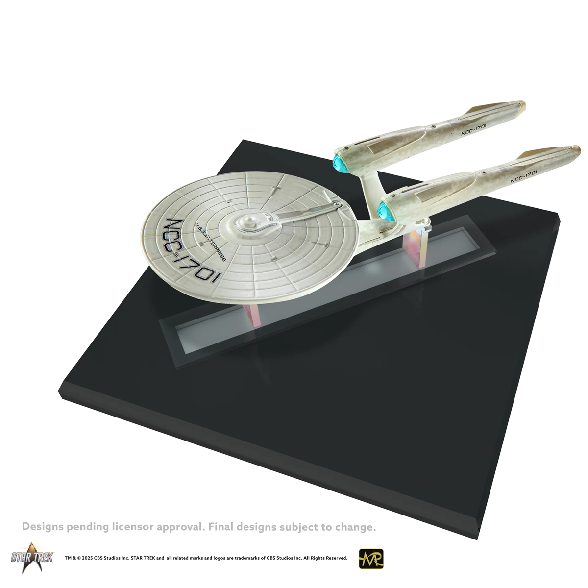 Star Trek (2009) - USS Enterprise NCC-1701 (Cronología Kelvin) Barco de fundición a presión y libro