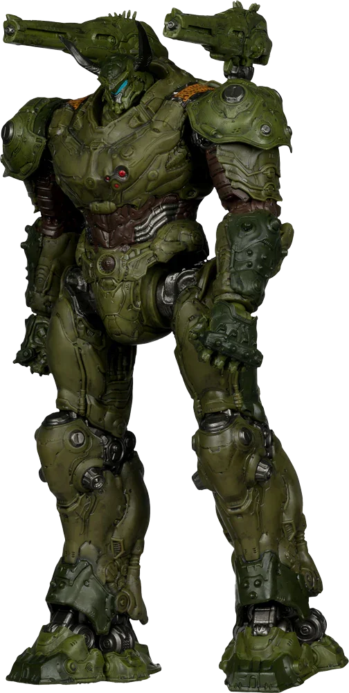 Doom: La Edad Oscura - Figura de acción de Doom Slayer Mech Suit de 30 cm