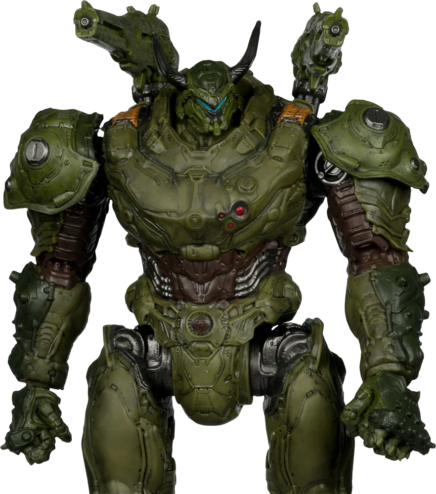 Doom: La Edad Oscura - Figura de acción de Doom Slayer Mech Suit de 30 cm
