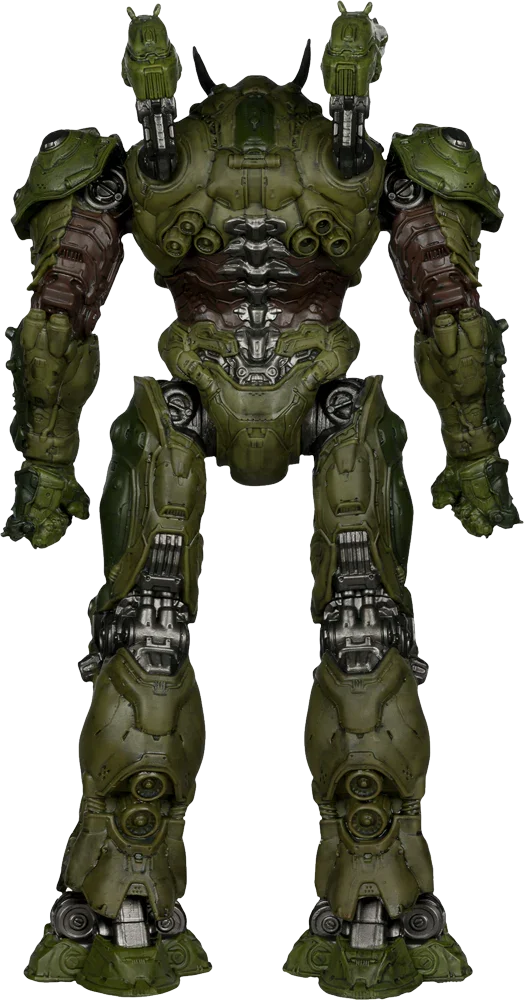 Doom: La Edad Oscura - Figura de acción de Doom Slayer Mech Suit de 30 cm