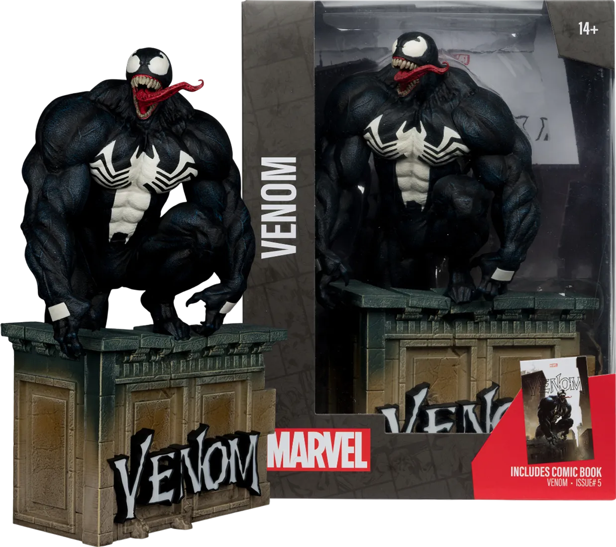 MCF14797 Marvel Comics - Venom 1:6 Scale Figure - McFarlane Toys - Titan Pop Culture