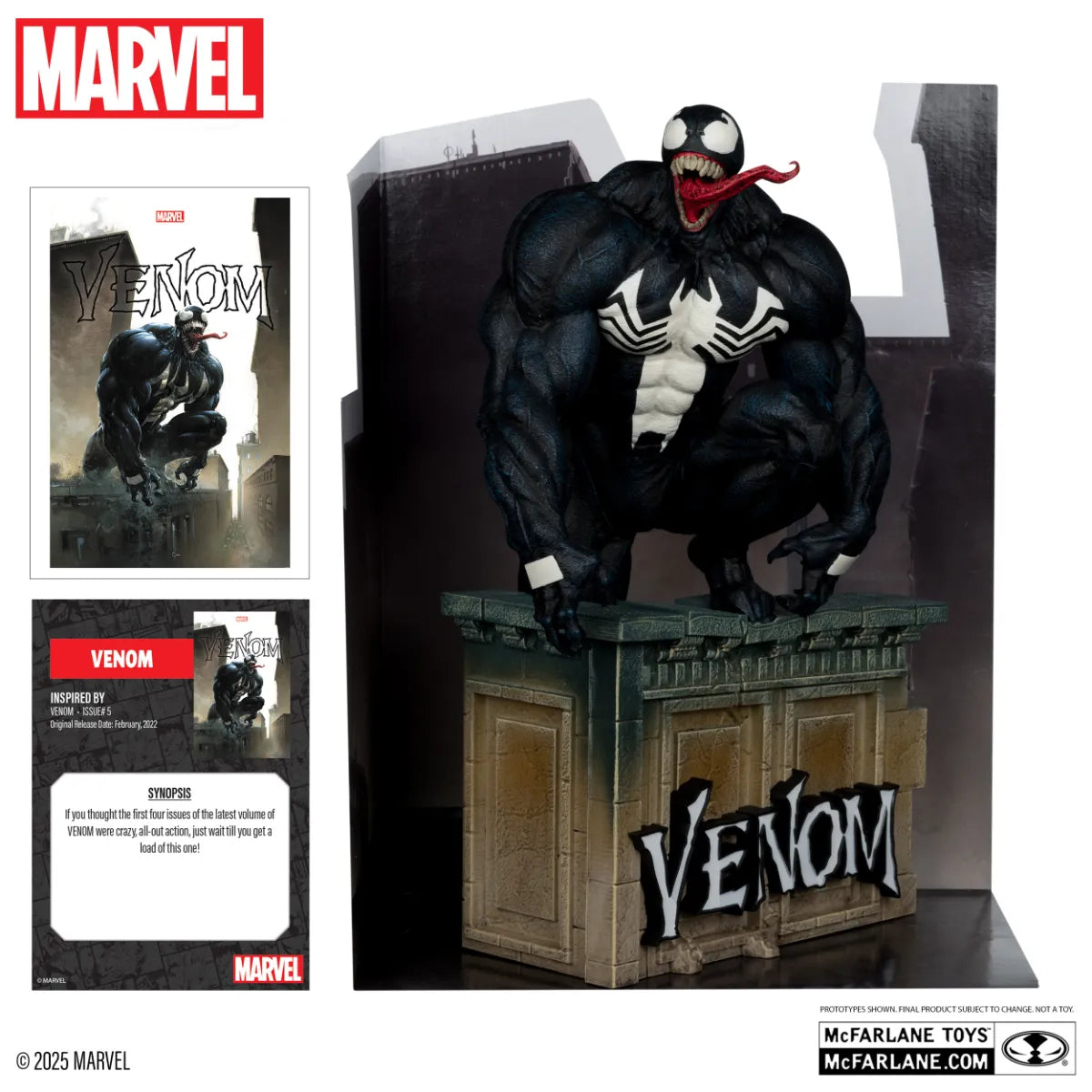 MCF14797 Marvel Comics - Venom 1:6 Scale Figure - McFarlane Toys - Titan Pop Culture