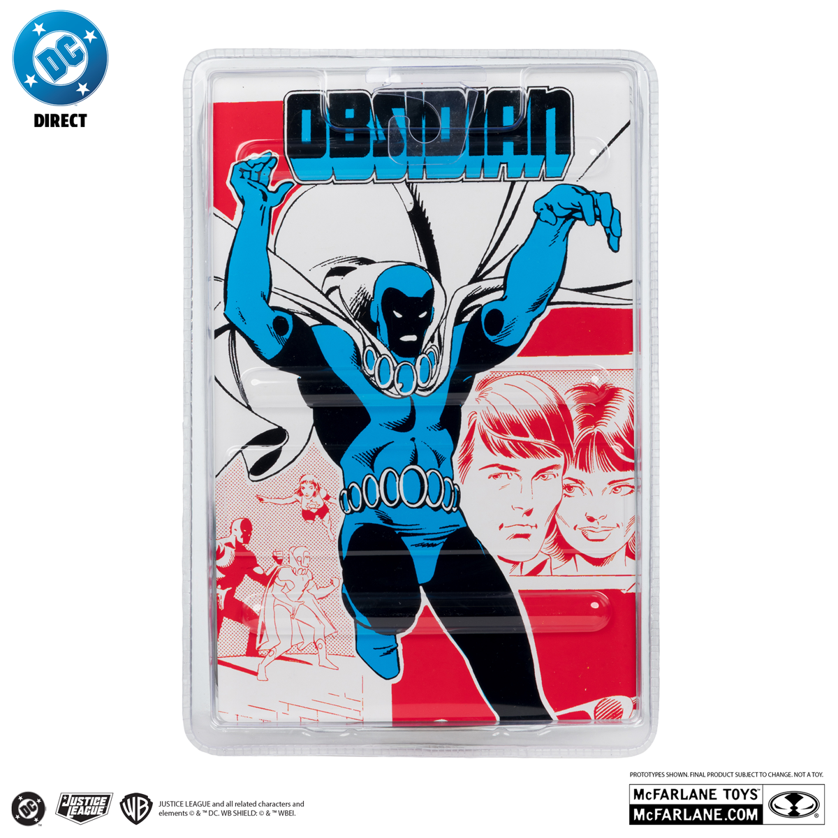 DC Comics - Obsidian (Infinity Inc #16) Gold Label 7" Action Figure