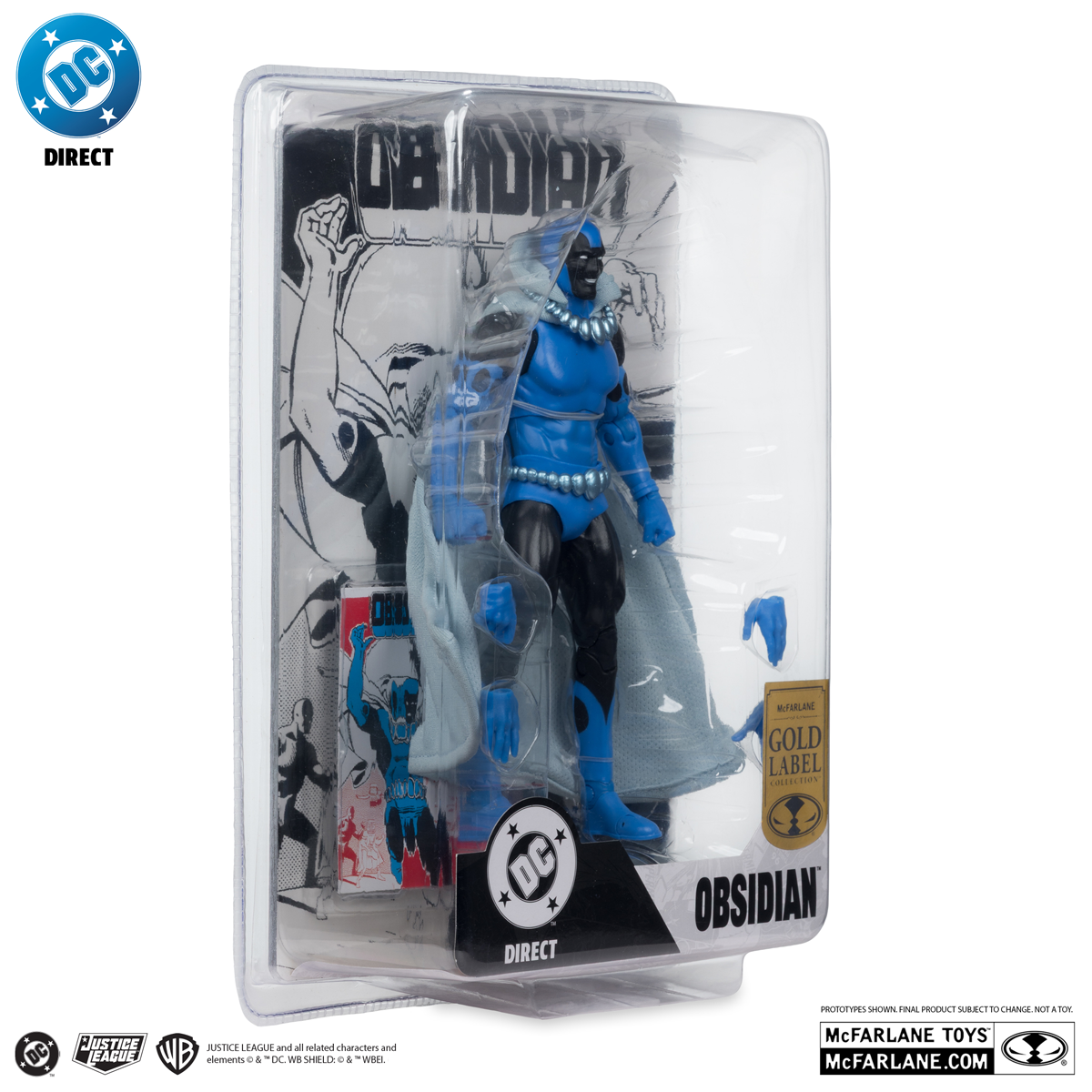 DC Comics - Obsidian (Infinity Inc #16) Gold Label 7" Action Figure