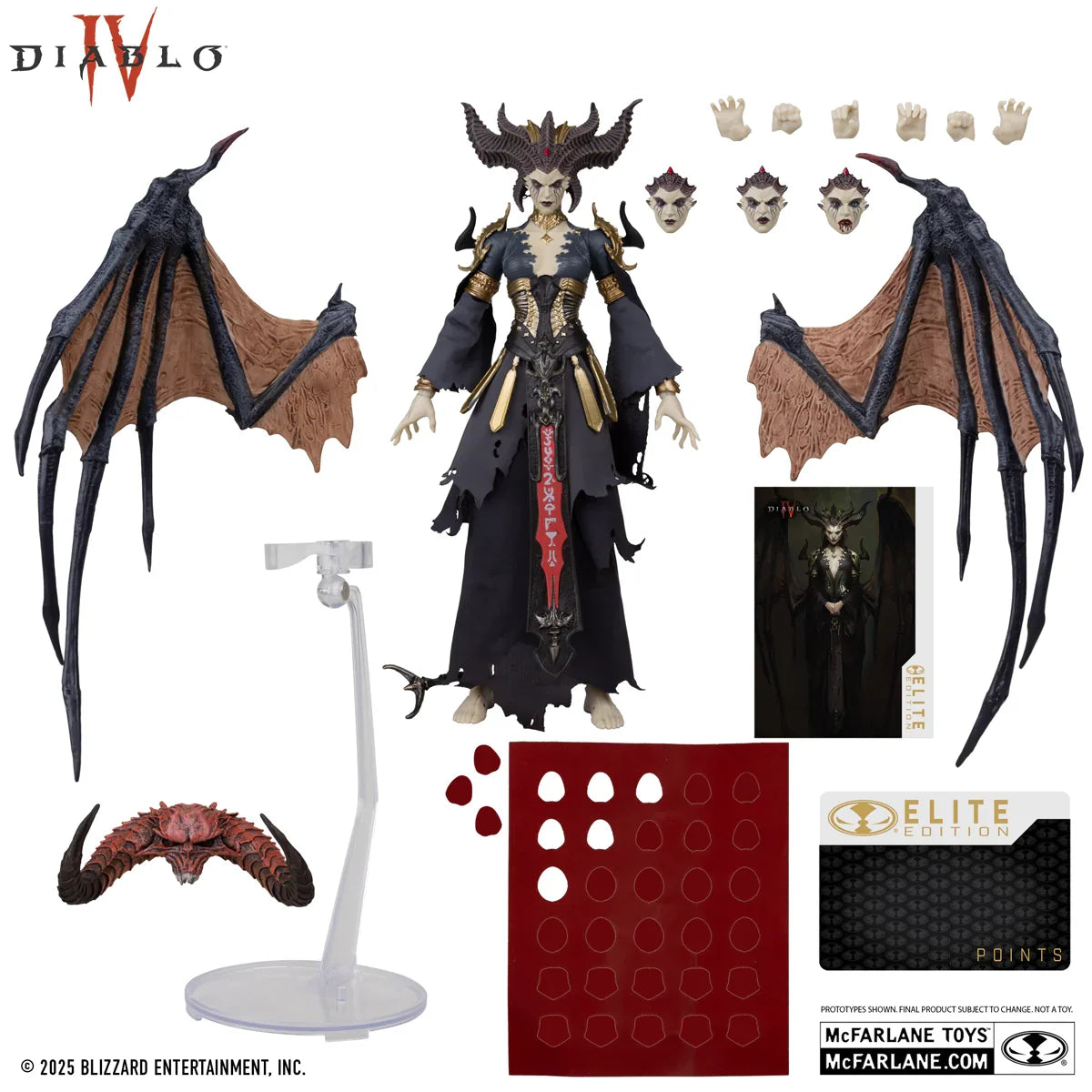 Diablo IV - Figura de acción Lilith Elite Edition de 18 cm