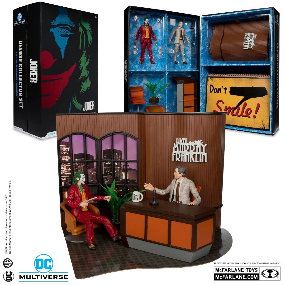 MCF17333 The Joker - Live with Murray Franklin 7" Deluxe Figure - McFarlane Toys - Titan Pop Culture