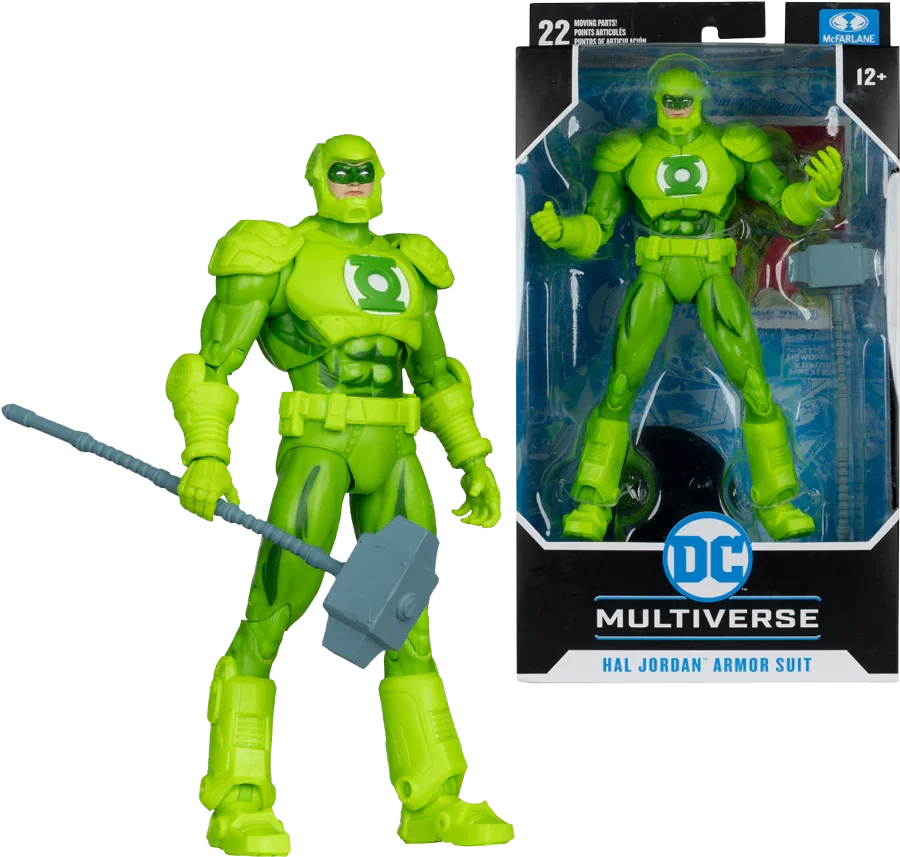 DC 多元宇宙 - 哈尔·乔丹装甲套装“超人归来” 7 英寸人偶