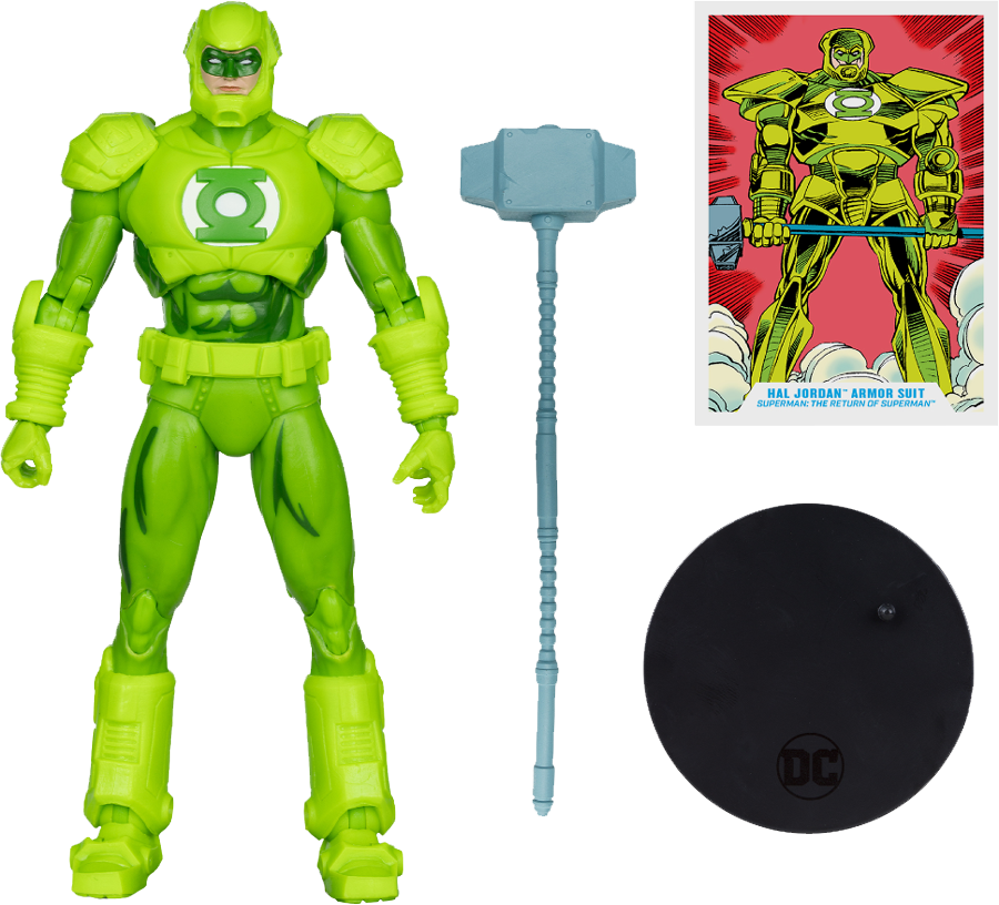 DC Multiverse - Hal Jordan Armor Suit "Return Of Superman" 7" Figure