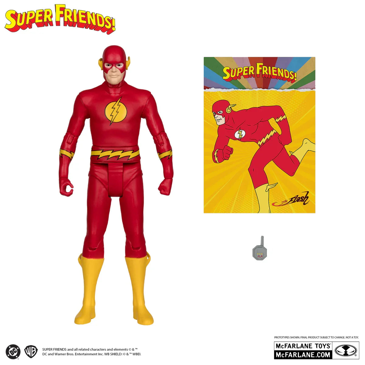 DC Comics - 闪电侠超级好朋友复古 6 英寸可动人偶