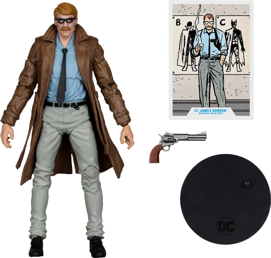 DC Multiverse - Lt. Gordon "Batman: Year One" Gold Label 7" Figure
