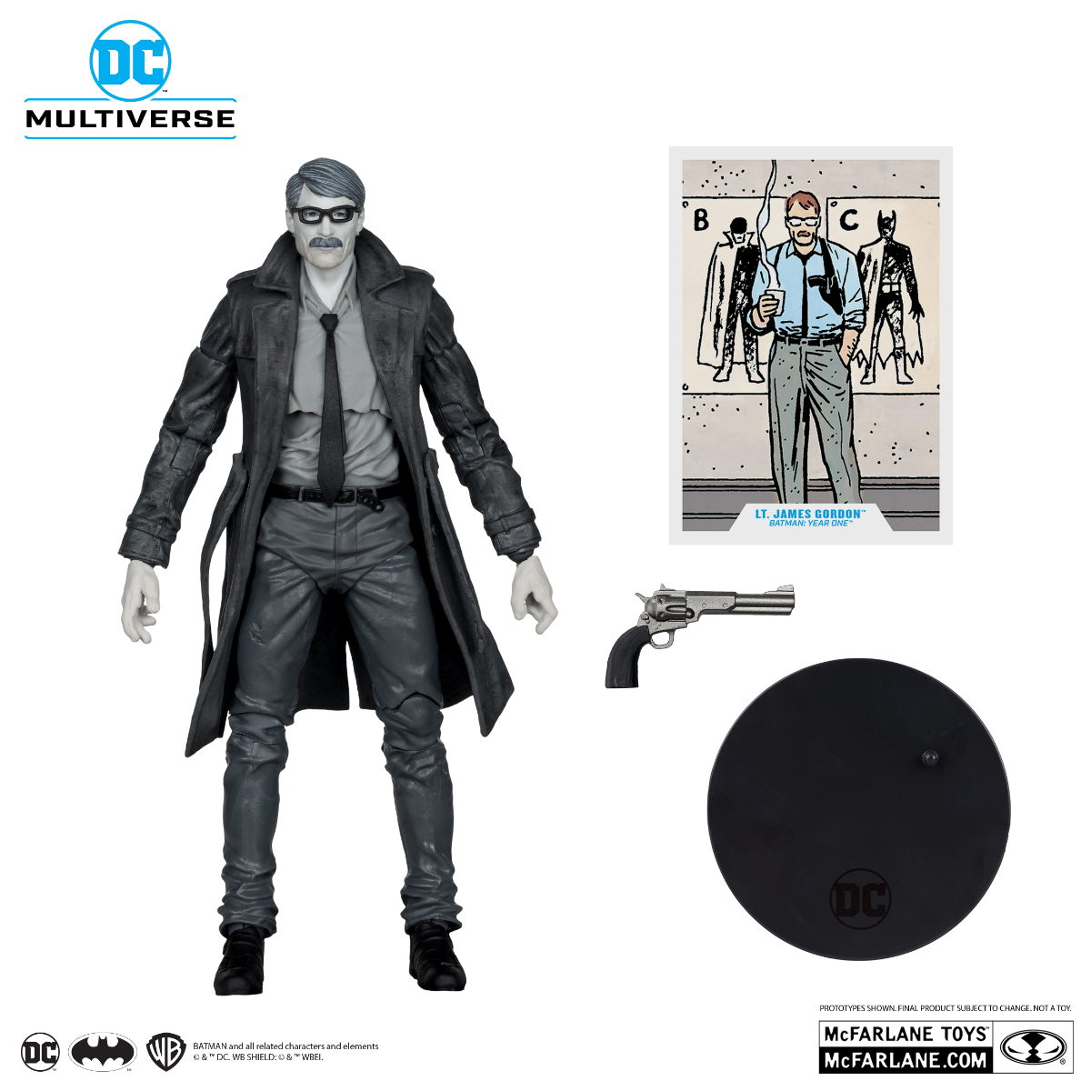 DC Multiverse - Lt. Gordon "Batman: Year One" Gold Label (Chase Version) 7" Figure