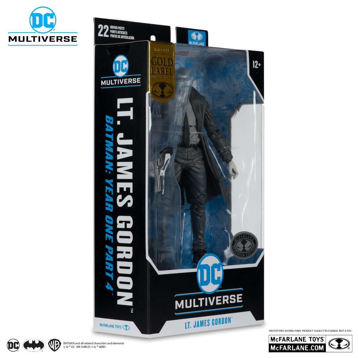 DC Multiverse - Lt. Gordon "Batman: Year One" Gold Label (Chase Version) 7" Figure