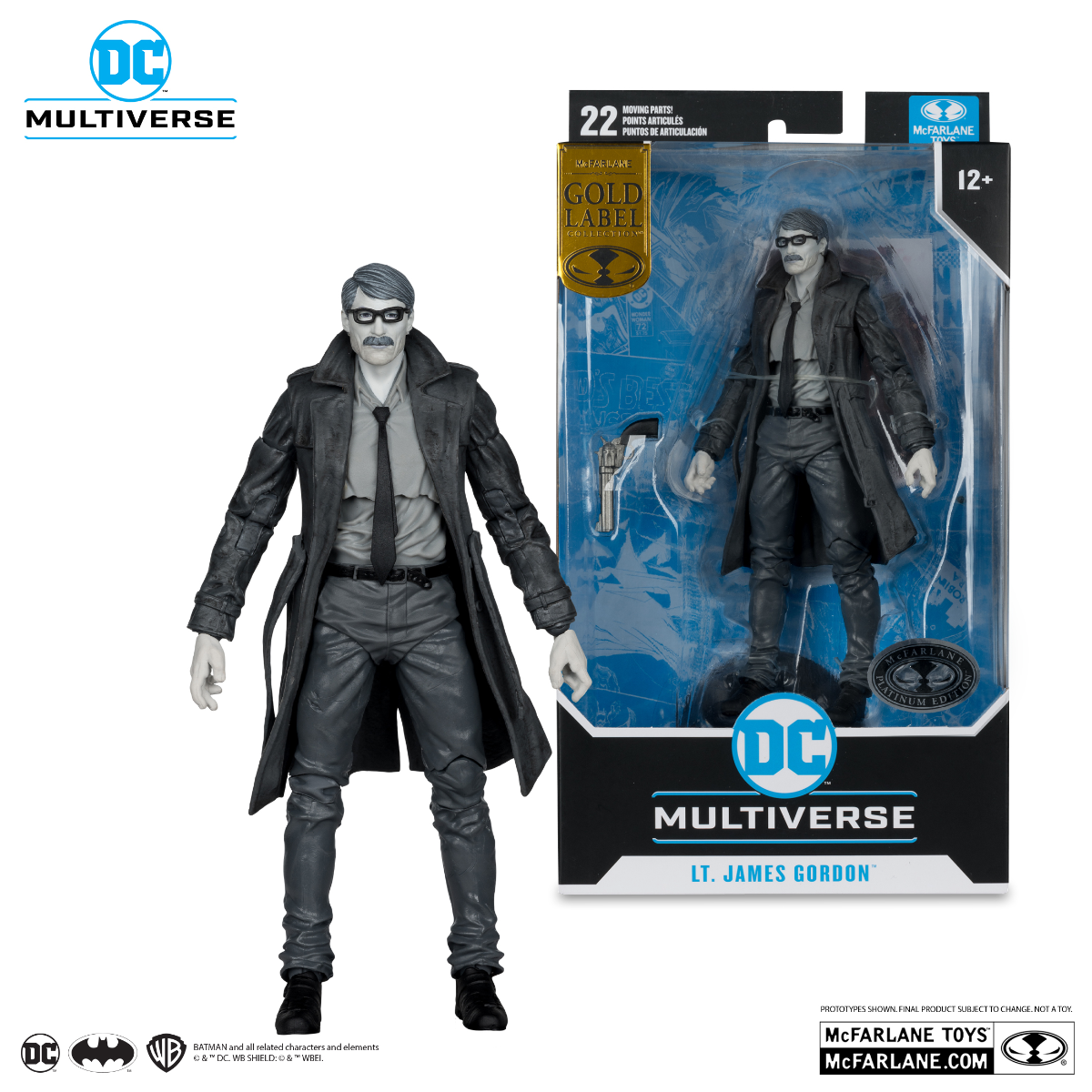 DC Multiverse - Lt. Gordon "Batman: Year One" Gold Label (Chase Version) 7" Figure