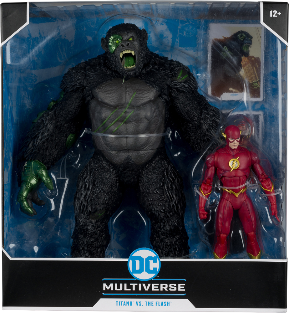 DC Comics - The Flash Vs Titano 7" Megafig 2-Pack