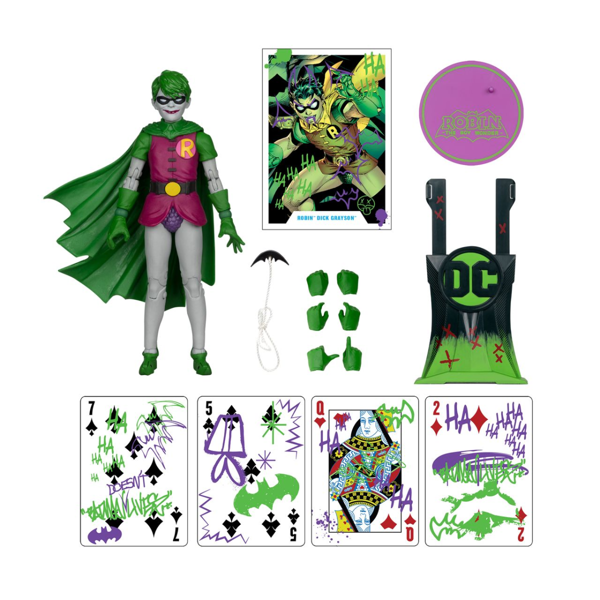 DC - Robin Jokerized Gold Label 7" Figure