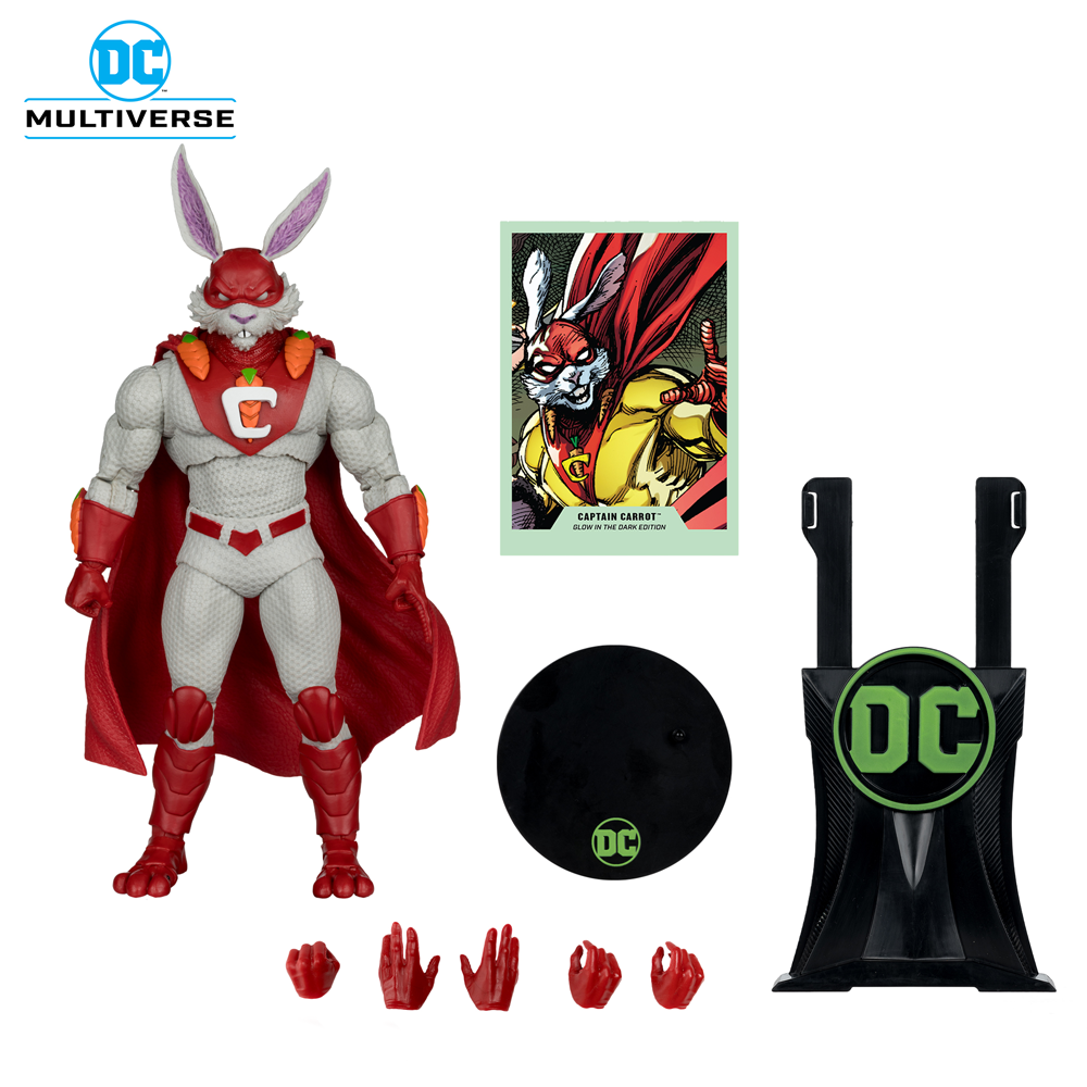DC Multiverse - Captain Carrot (Glow in the dark) Gold Label 7" Figure
