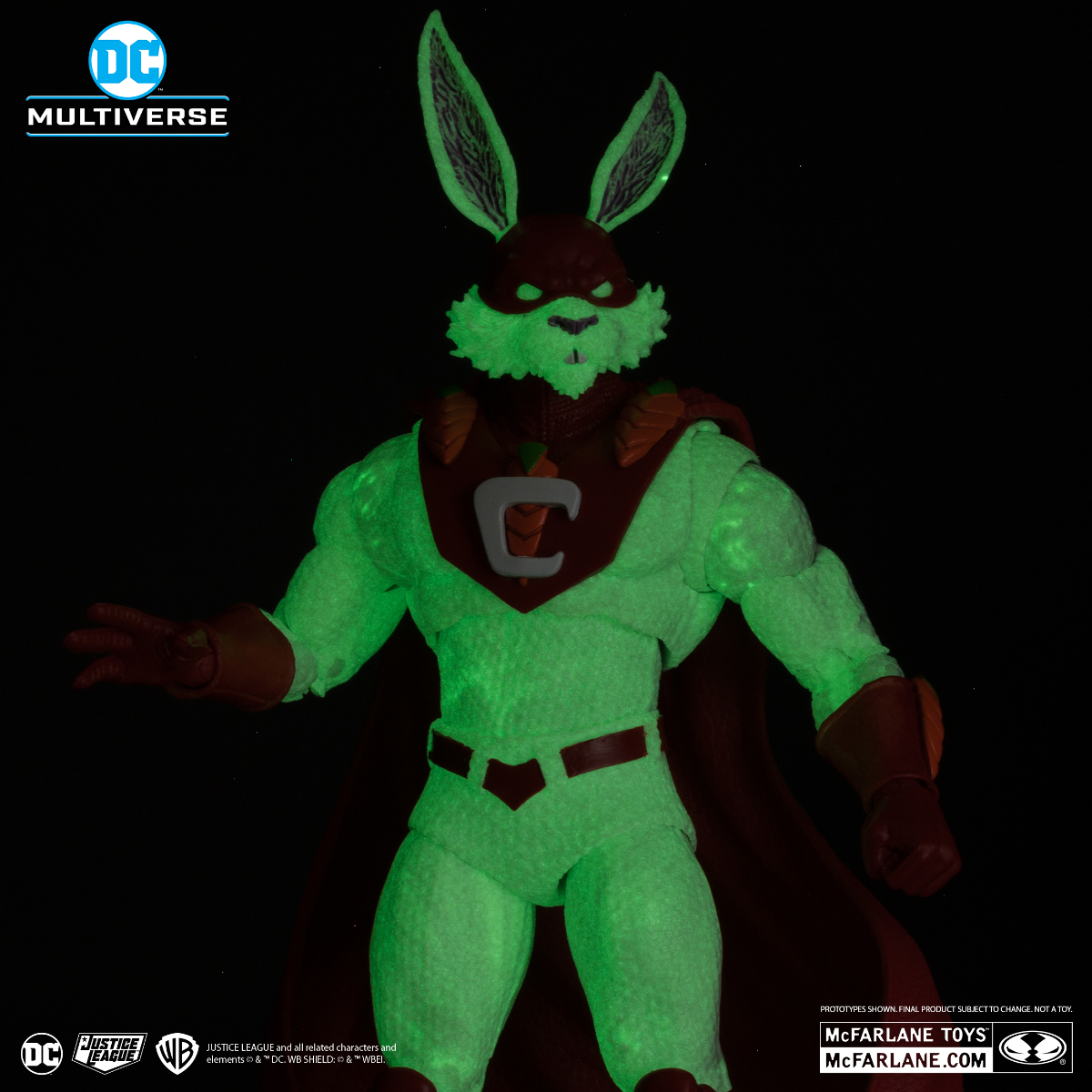 DC Multiverse - Captain Carrot (Glow in the dark) Gold Label 7" Figure