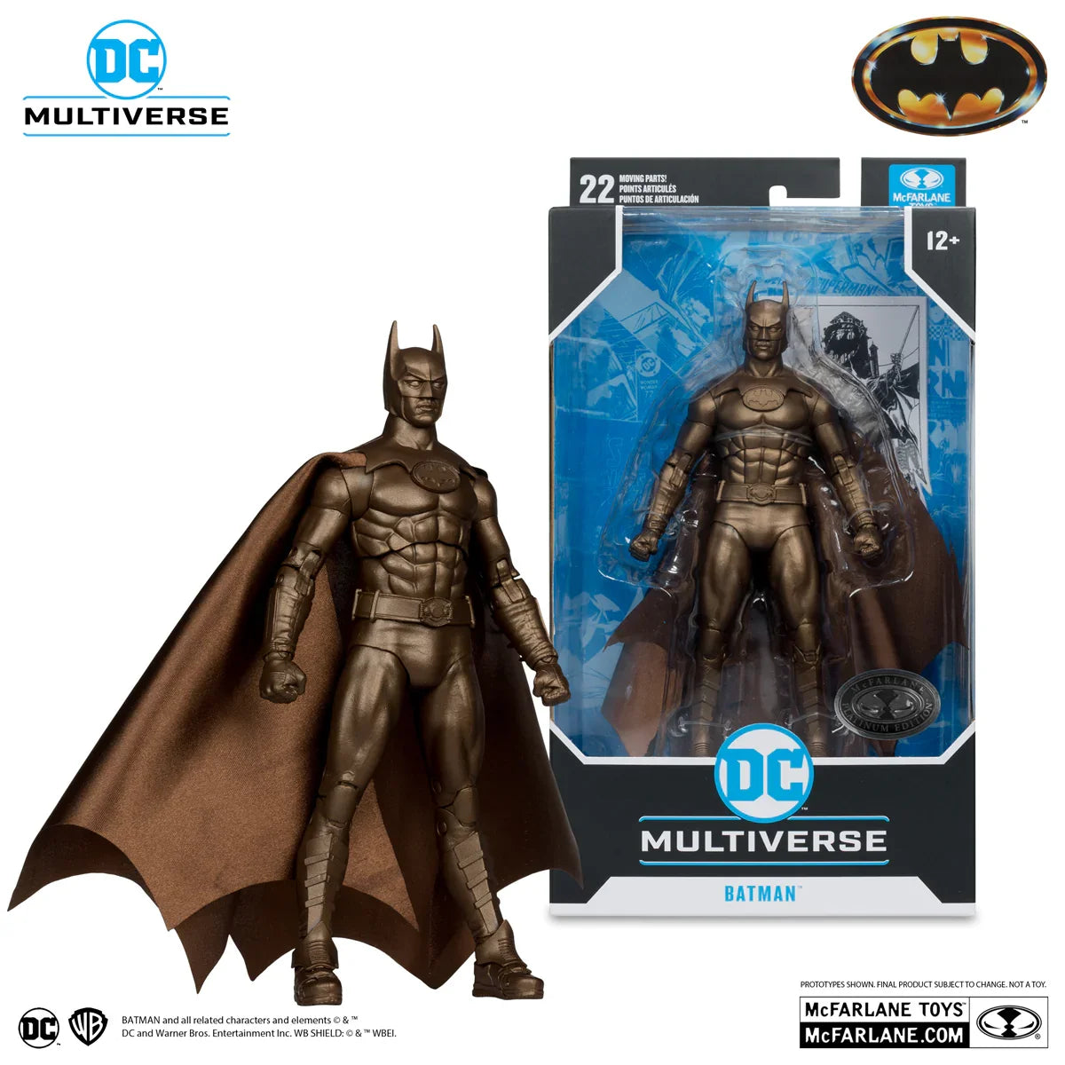 Batman (1989) - DC Multiverse Batman Bronze (Chase Version) 7" Figure