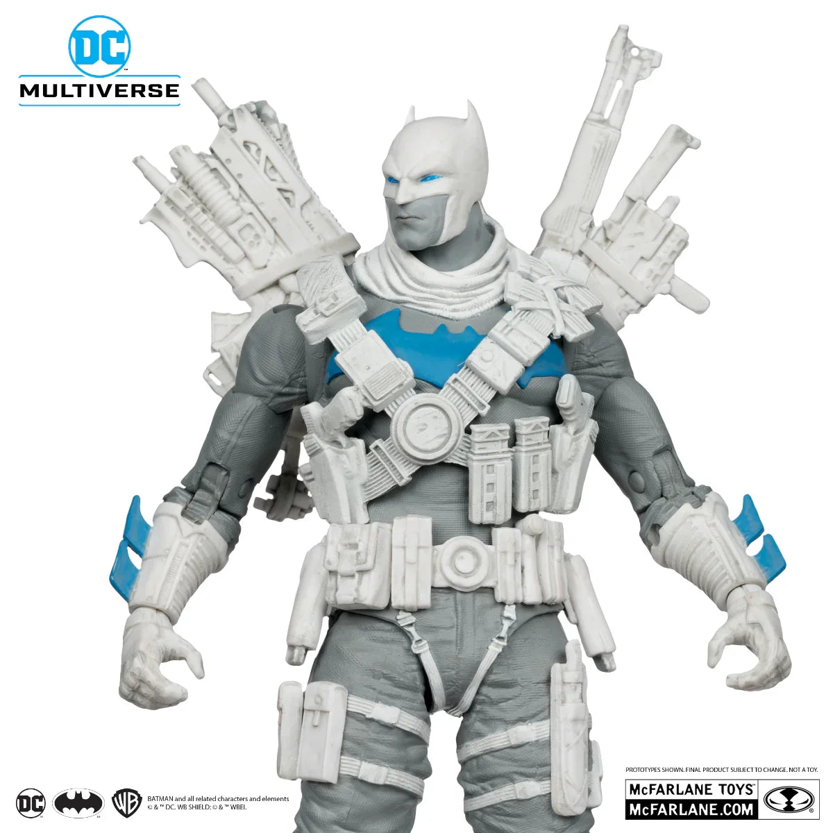 DC Multiverse - The Grim Knight B&W With Accent Gold Label 7" Figure