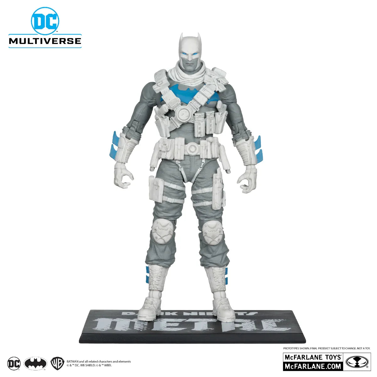 DC Multiverse - The Grim Knight B&W With Accent Gold Label 7" Figure