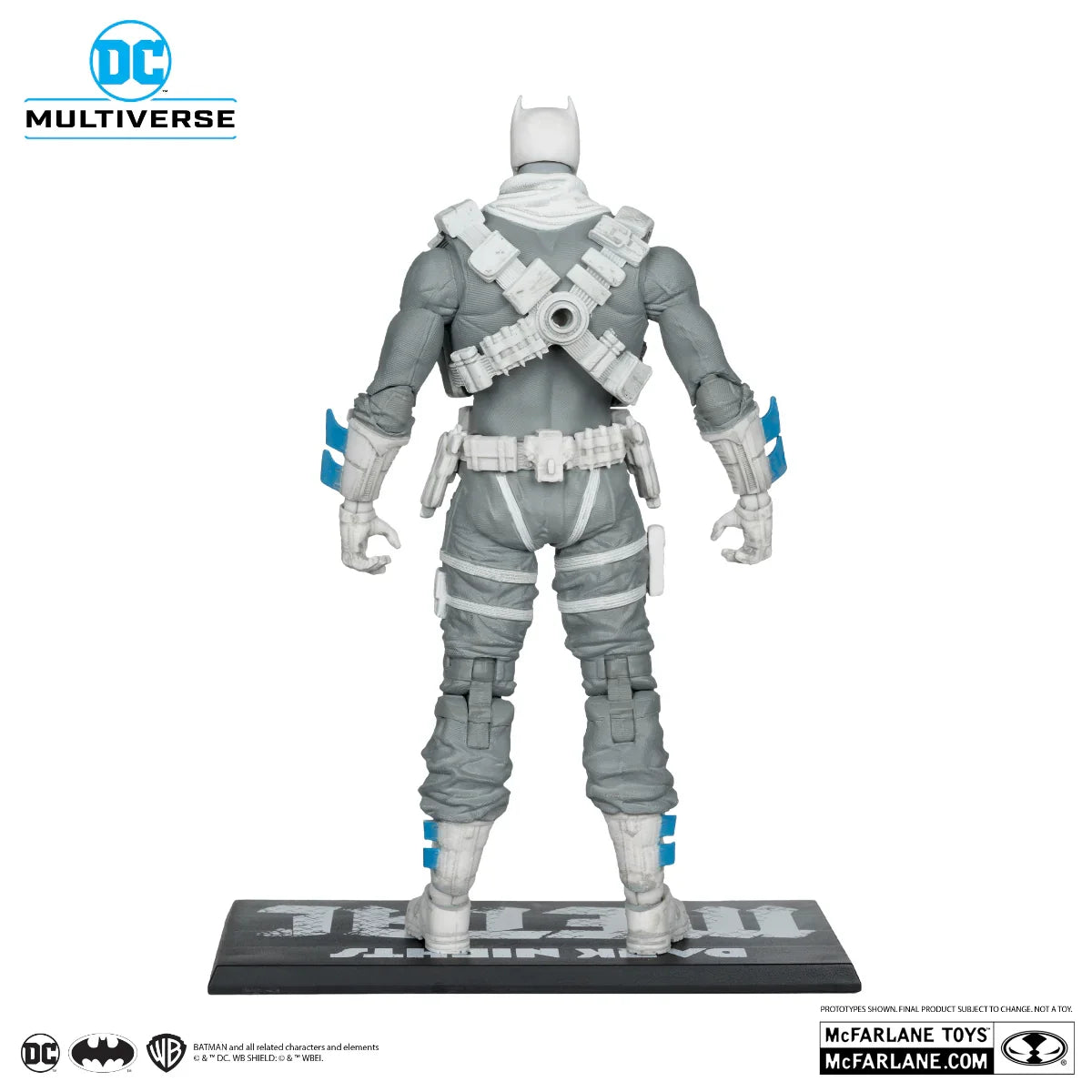 DC Multiverse - The Grim Knight B&W With Accent Gold Label 7" Figure