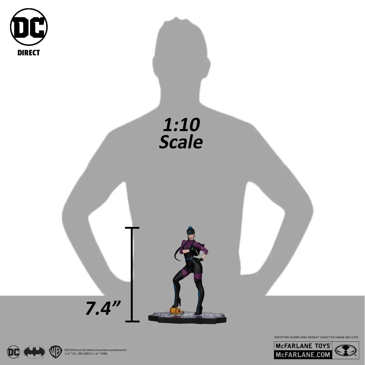 MCF30229 The Joker: Purple Craze - Punchline (By Stanley "Artgerm" Lau) Resin Statue - McFarlane Toys - Titan Pop Culture