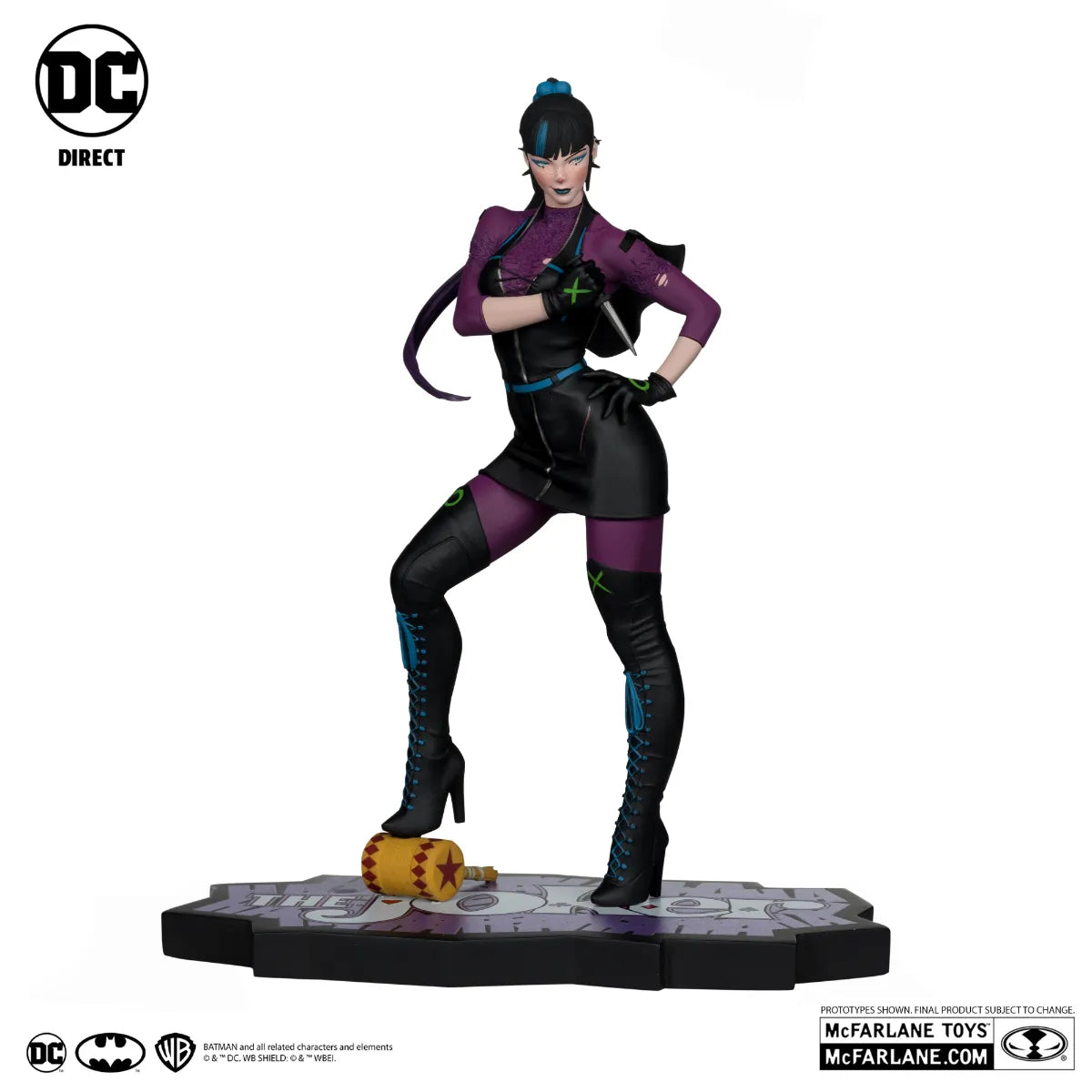 MCF30229 The Joker: Purple Craze - Punchline (By Stanley "Artgerm" Lau) Resin Statue - McFarlane Toys - Titan Pop Culture