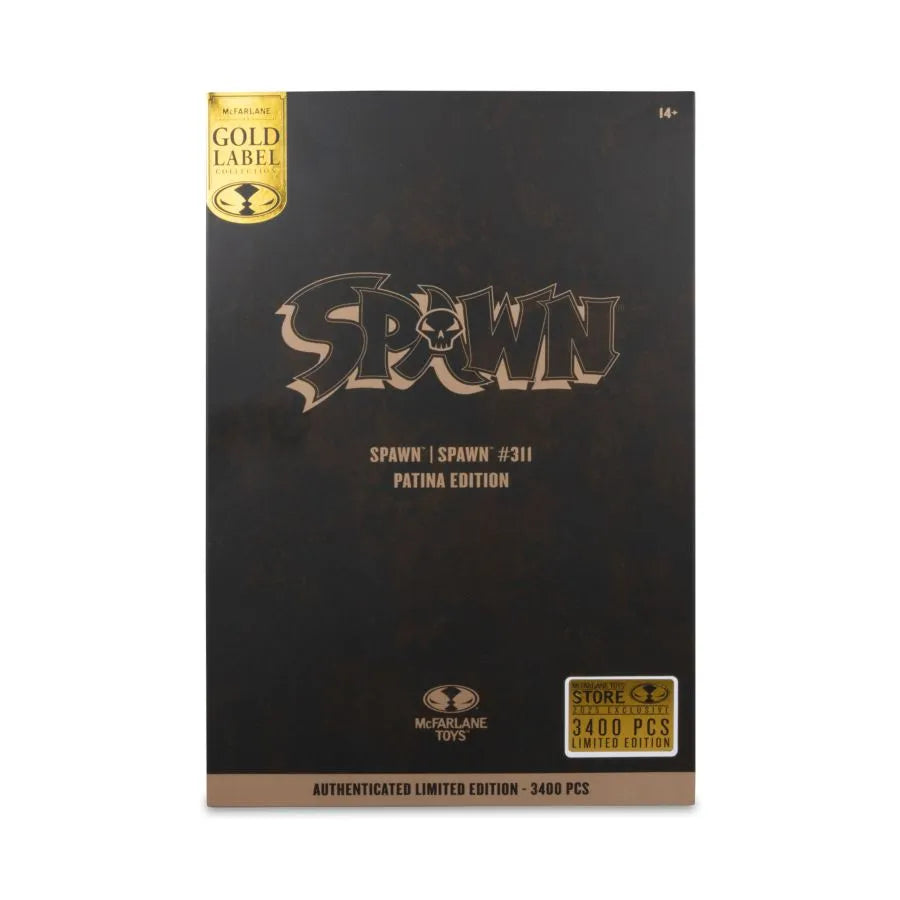 MCF90233 Spawn - Spawn #311 Patina Gold Label 7" Figure - McFarlane Toys - Titan Pop Culture