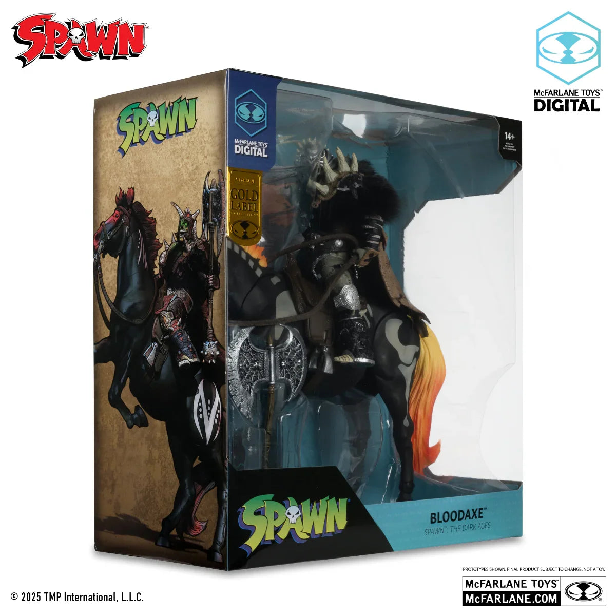 Spawn - Bloodaxe "Spawn The Dark Ages" 2PK Gold Label 7" Figure