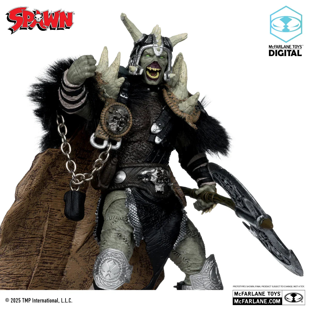 Spawn - Bloodaxe "Spawn The Dark Ages" 2PK Gold Label 7" Figure