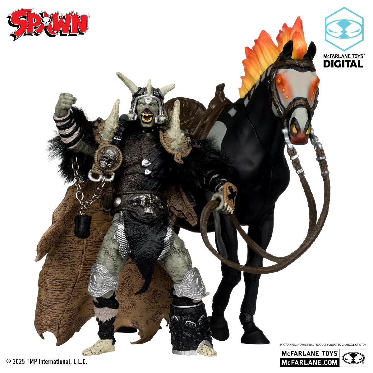 Spawn - Bloodaxe "Spawn The Dark Ages" 2PK Gold Label 7" Figure