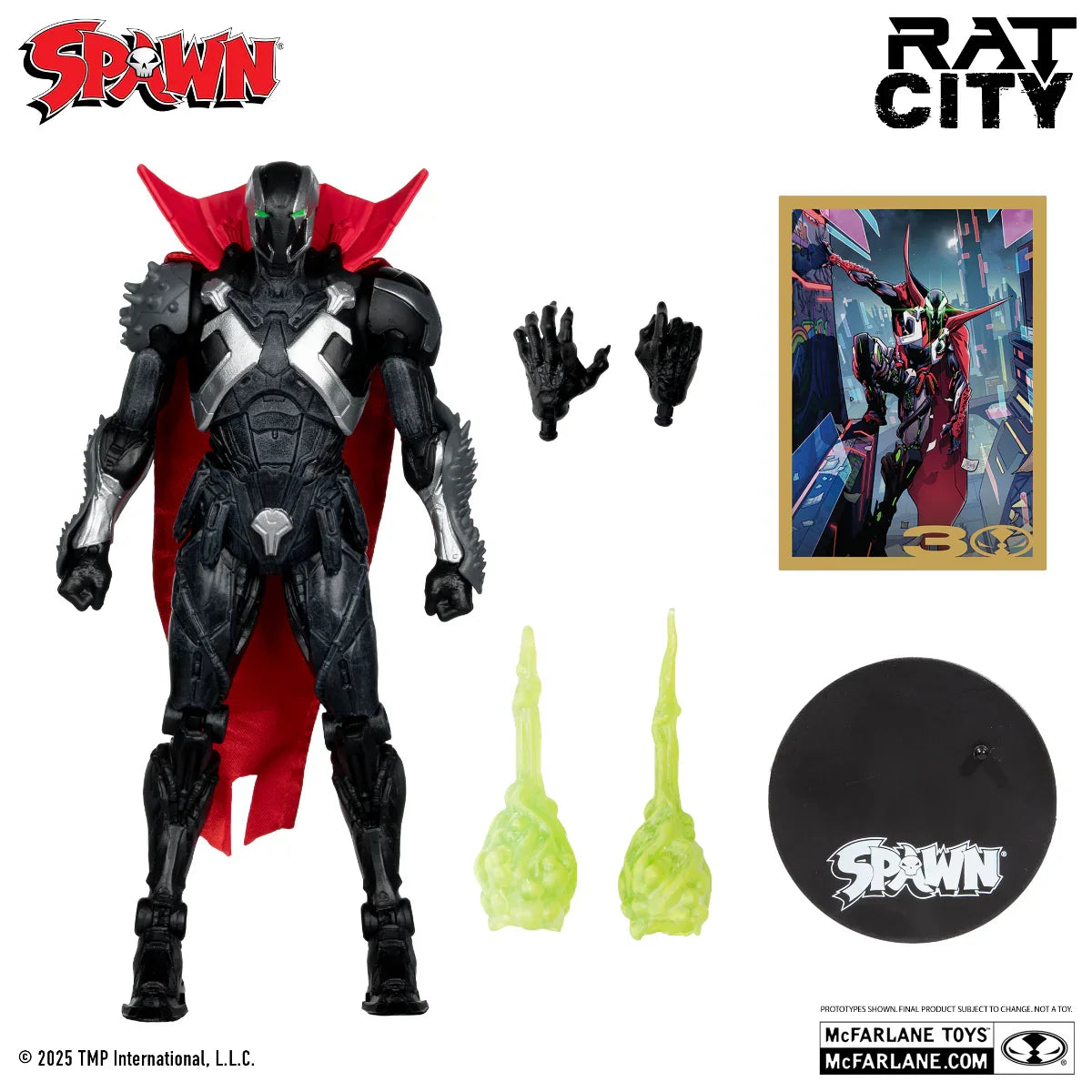 Spawn - The Deviant Version 2 "Rat City" (Mcfarlane Toys 30th Ann) 7" Figure