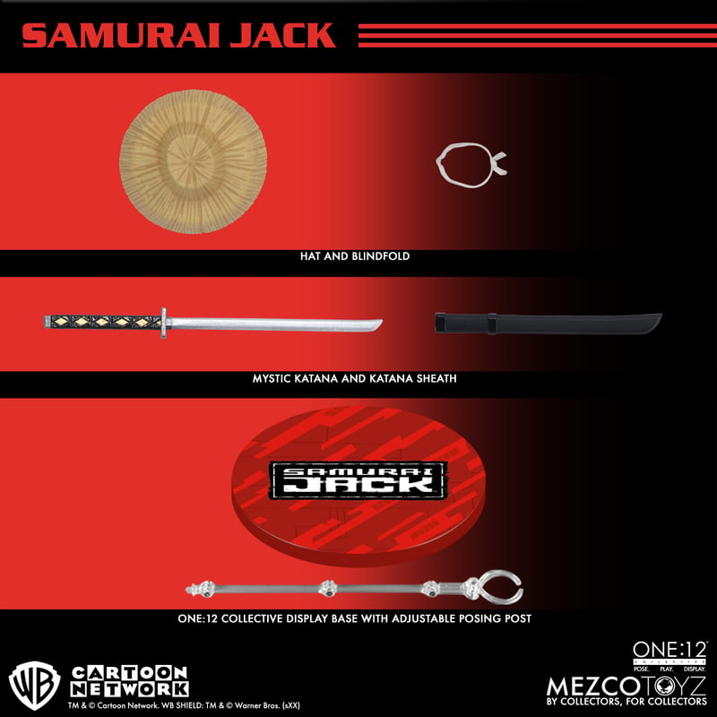 Samurai Jack - Figura de acción colectiva Samurai Jack One:12