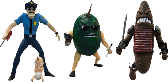 MEZ79000 Axe Cop - 4" s01 Action Figure ASST - Mezco Toyz - Titan Pop Culture