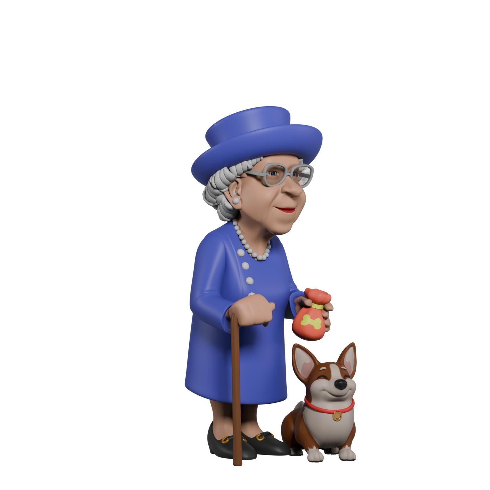 MINIX Queen Elizabeth II with Corgi 26