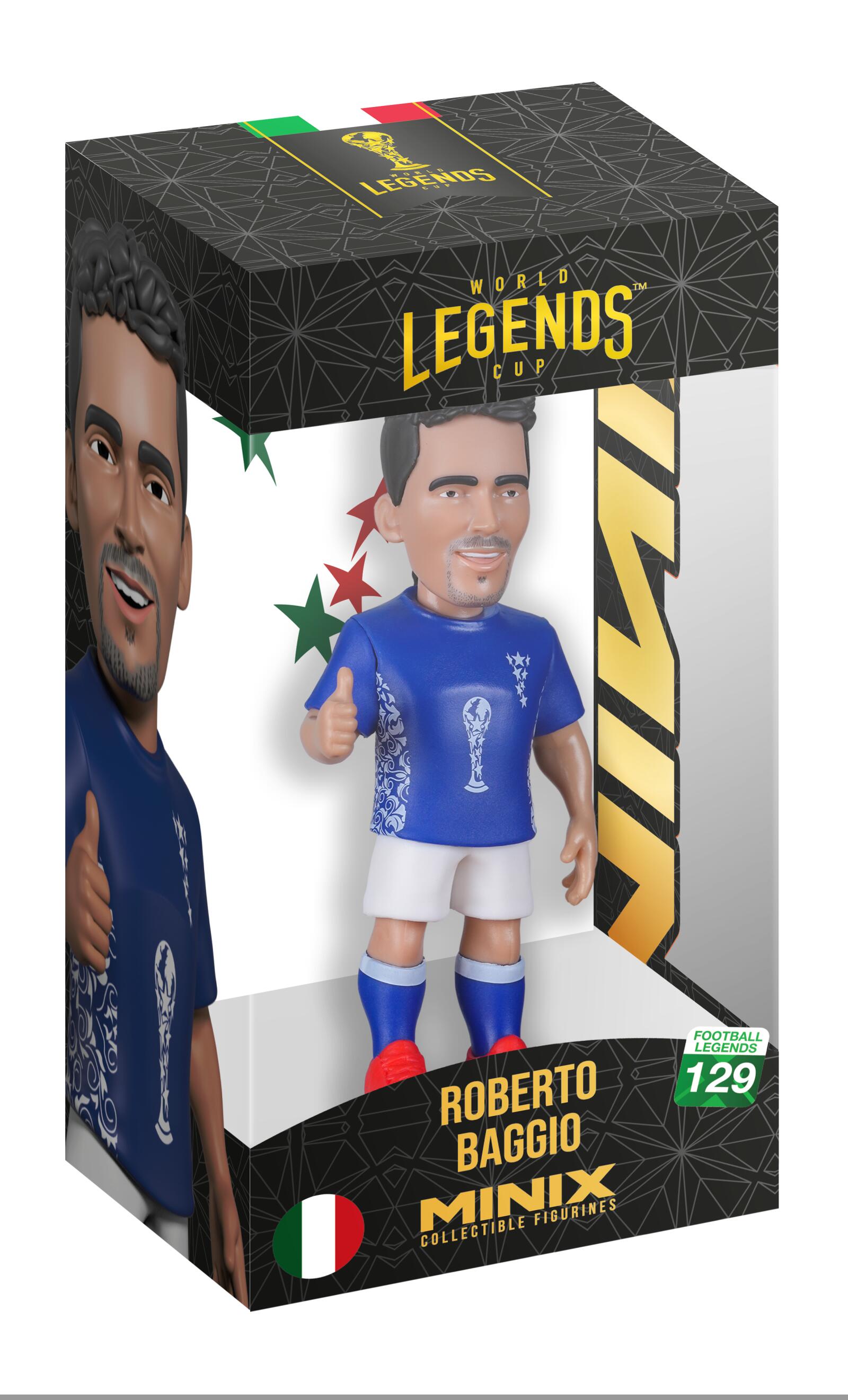 MINIX Copa del Mundo Leyendas Italia Roberto Baggio 129