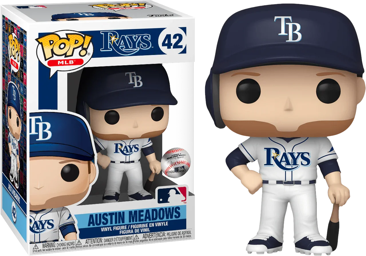 Grandes Ligas de Béisbol: Rays - Vinilo Pop! de Austin Meadows