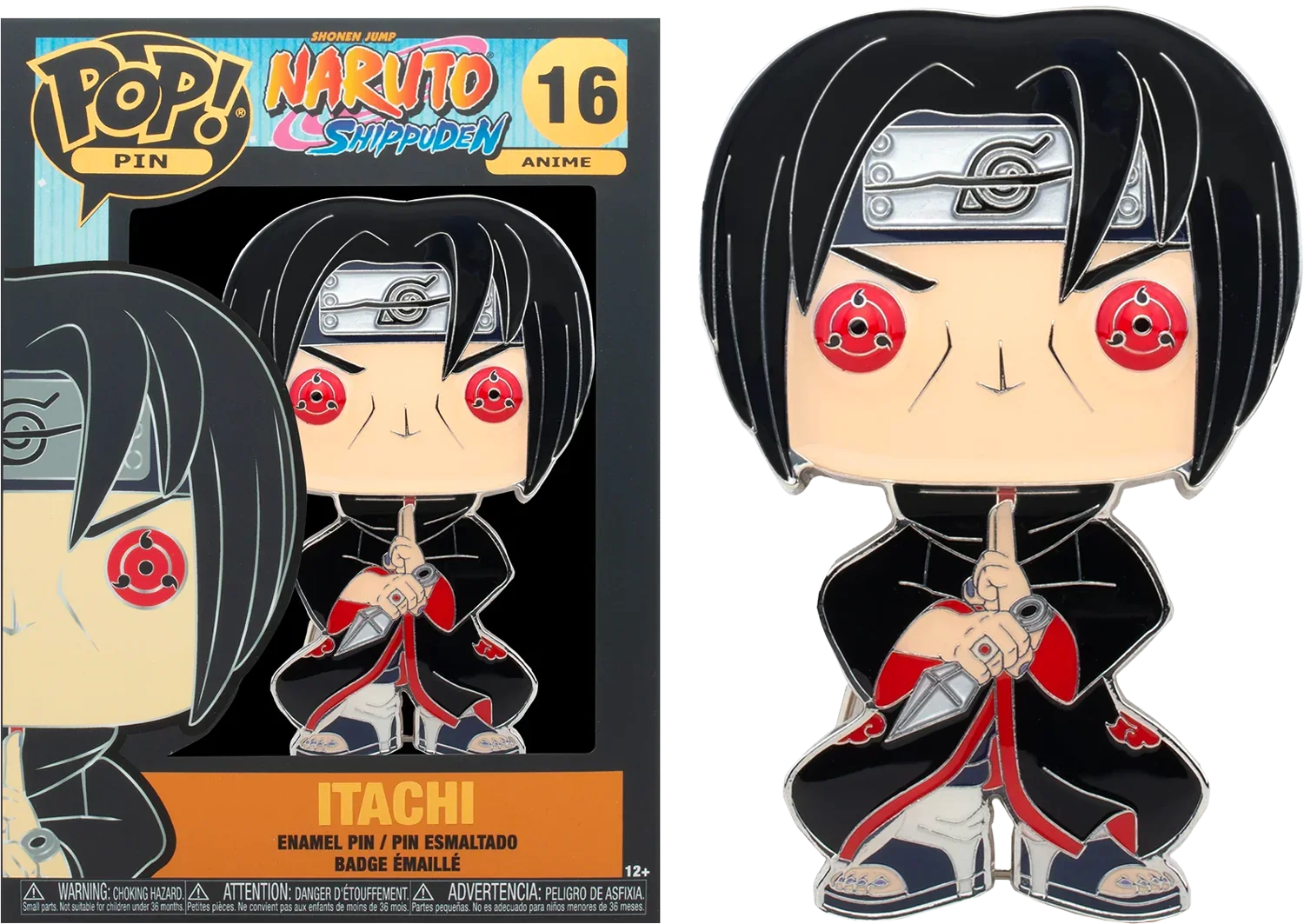 Naruto: Shippuden - Naruto - Itachi 4" Pop! Pin esmaltado