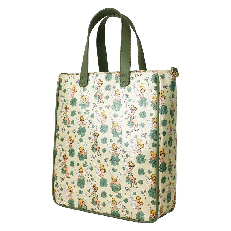 Disney - Tinker Bell 4-Leaf Clover Tote Bag with Coin Bag