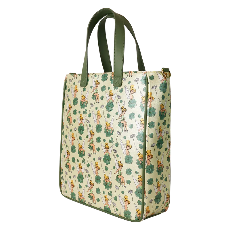 Disney - Tinker Bell 4-Leaf Clover Tote Bag with Coin Bag