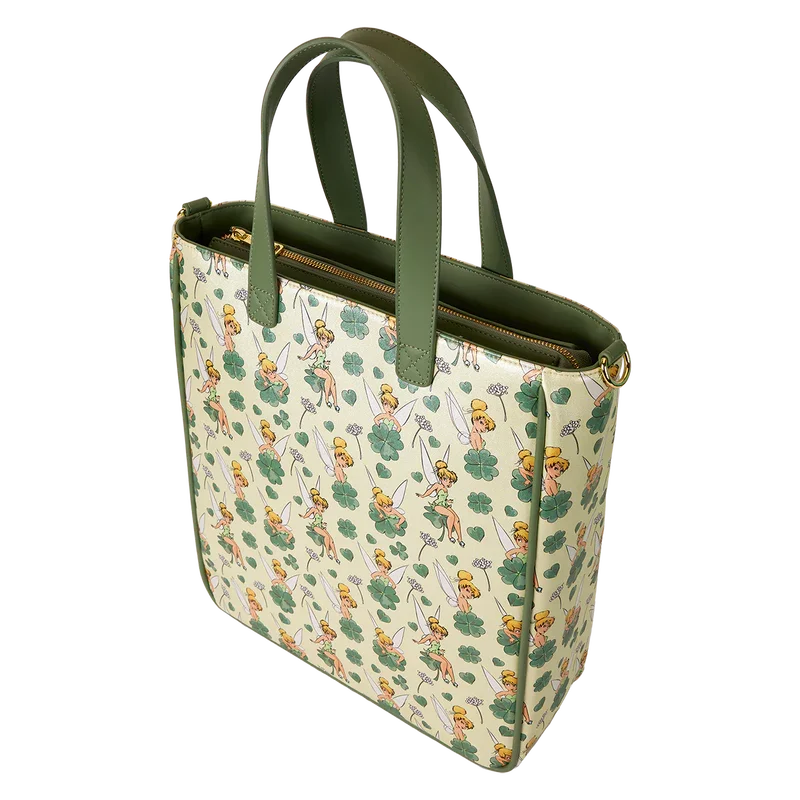 Disney - Tinker Bell 4-Leaf Clover Tote Bag with Coin Bag