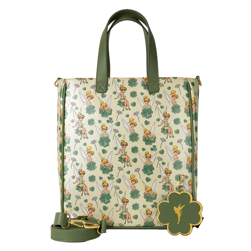 Disney - Tinker Bell 4-Leaf Clover Tote Bag with Coin Bag