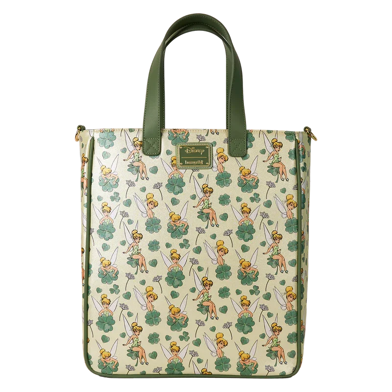 Disney - Tinker Bell 4-Leaf Clover Tote Bag with Coin Bag