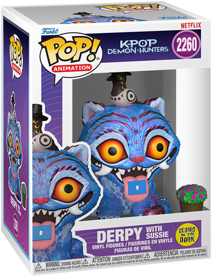 K-Pop Demon Hunters - Derpy with Sussie Glow-in-the-Dark Pop! Vinyl
