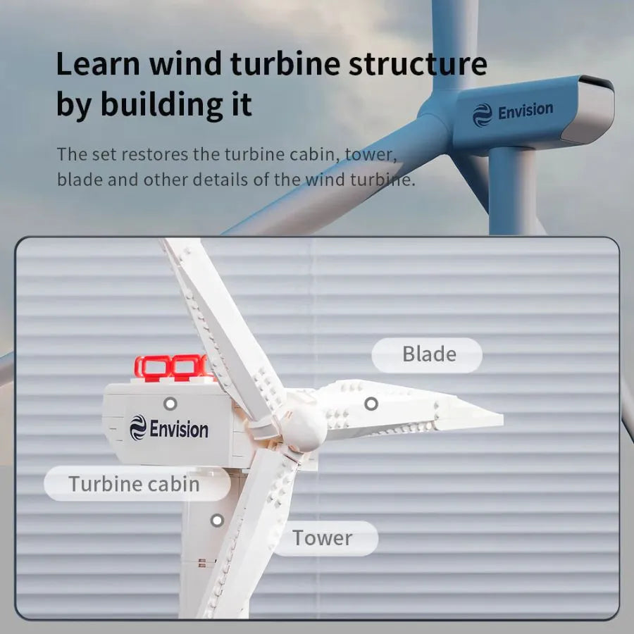 PSY11014 Joyside Series - Envision Wind Turbine (463 Piece Kit) - Pantasy - Titan Pop Culture